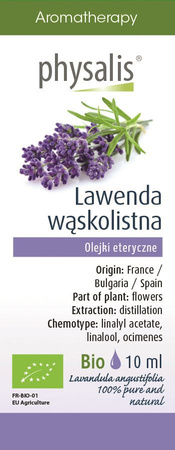 Ulei esențial de levănțică cu frunze înguste (echte lavendel) BIO 10 ml