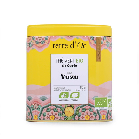 Ceai verde Yuzu BIO 80 g - Terre D'oc